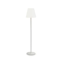 Lampadar exterior IdealLux ARCADIA metal, plastic, alb, E27 - 365749