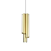 Pendul IdealLux DORICA metal, acril, alama, alb, LED, 27W, 3000K, 2750Lm - 366494