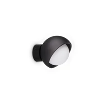 Aplica de perete IdealLux BLOOM metal, sticla, negru, alb, G9 - 366548