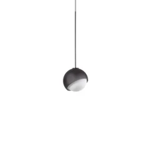 Pendul IdealLux BLOOM metal, sticla, negru, alb, G9 - 366630