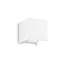 Aplica de perete IdealLux ATOM metal, sticla, alb, LED, 12W, 4000K, 1200Lm, IP54 - 366807
