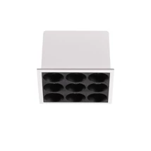 Lampa incastrata IdealLux LIKA metal, plastic, alb, LED, 10W, 3000K, 1050Lm - 367286
