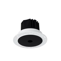 Spot incastrabil IdealLux INFINITY metal, negru, LED, 12W, 3000K, 1000Lm - 368764