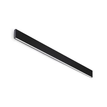 Aplica de perete IdealLux STEEL metal, acril, negru, LED, 29W, 4000K, 3800Lm - 368894