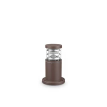 Lampadar exterior IdealLux TRONCO metal, sticla, maro, transparent, E27, IP65 - 369792