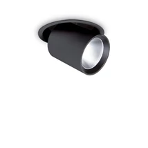 Spot incastrabil IdealLux NOVA metal, negru, LED, 20W, 4000K, 2250m - 370187