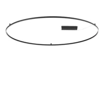 Plafoniera IdealLux ORACLE metal, acril, negru, LED, 81W, 3000K, 9300Lm - 370316
