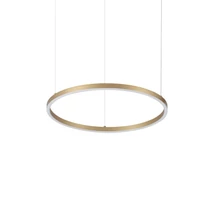 Pendul IdealLux ORACLE metal, acril, alama, LED, 29W, 3000K, 3250Lm - 370408