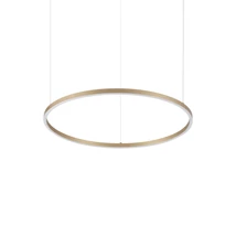 Pendul IdealLux ORACLE metal, acril, alama, LED, 37W, 3000K, 4350Lm - 370446