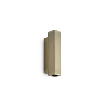 Aplica de perete IdealLux LOOK metal, alama, LED, 9W, 3000K, 900Lm - 370712