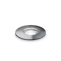 Lampa incastrata exetrior IdealLux ROCKET metal, sticla, gri, LED, 10W, 3000K, 900Lm, IP67 - 370996