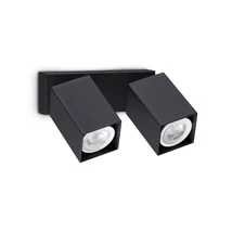 Aplica de perete IdealLux DYNAMITE metal, negru, GU10 - 371238