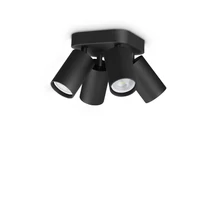 Plafoniera IdealLux DYNAMITE metal, negru, GU10 - 371290