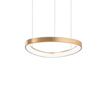 Pendul IdealLux GEMINI metal, plastic, alama, alb, LED, 36W, 4000K, 4350Lm - 372143