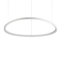 Pendul IdealLux GEMINI metal, plastic, alb, LED, 78W, 4000K, 9100Lm - 372211