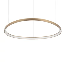 Pendul IdealLux GEMINI metal, plastic, alama, alb, LED, 78W, 4000K, 9100Lm - 372235