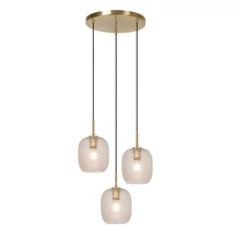 Pendul Lucide ALICENT metal, sticla, auriu, transparent, E27, 40W - 03450/03/02