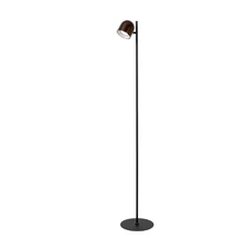 Lampadar Lucide SKANSKA metal, negru, maro, LED, 3W, 350lm, 3000K-6000K, IP44 - 03749/03/96