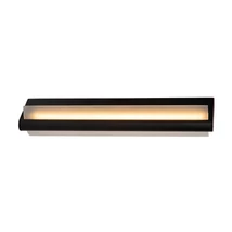 Aplica de perete pentru baie Lucide WANDA metal,sticla,acril,negru,opal,LED,3000K,15W,700Lm,IP44 - 04212/12/30