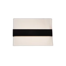 Aplica de perete Lucide ALINE metal,negru,acril,transparent,LED,3000K,12W,860Lm,IP44 - 04214/12/30