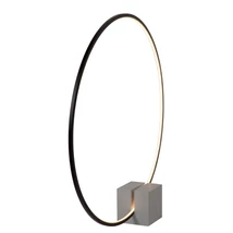 Veioza Lucide CIRKELIS beton,metal,negru,gri,LED,3000K,24W,985Lm - 05555/24/30