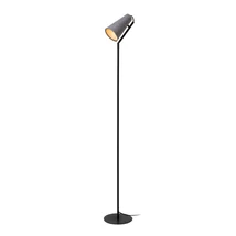 Lampadar Lucide BENSEN metal,textil,negru,gri,E14 - 05753/81/36
