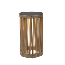 Lampadar exterior Lucide PINGI plastic, negru, maro, LED, 3W, 125lm, 3000K, IP44 - 06822/62/41