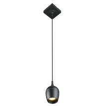 Pendul de baie Lucide PRESTON metal, negru, GU10, IP44 - 09437/01/30