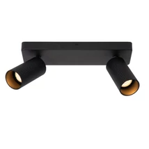 Spot Lucide CLUBS metal, negru, GU10 - 09939/02/30
