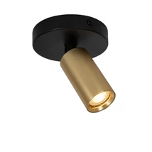 Spot Lucide RITMO metal, negru, auriu, GU10 - 09942/01/02
