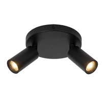 Spot Lucide RITMO metal, negru, GU10 - 09942/12/30