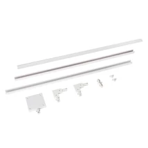 Sistem cu sina monofazata Lucide TRACK metal, plastic, alb - 09950/00/31