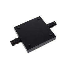 Accesorii pentru sistem cu sina monofazata Lucide TRACK - DOUBLE POWER SUPPLY C plastic, negru - 09950/02/30