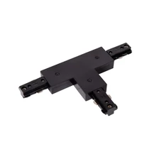 Accesorii pentru sistem cu sina monofazata Lucide TRACK - T CONNECTOR plastic, negru - 09950/07/30
