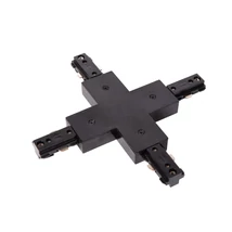 Accesorii pentru sistem cu sina monofazata Lucide TRACK - X CONNECTOR plastic, negru - 09950/08/30