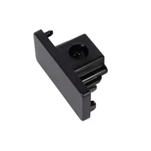 Accesorii pentru sistem cu sina monofazata Lucide TRACK - 2 PCS END CAPS plastic, negru - 09950/10/30
