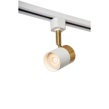 Sursa de lumina pentru sistem cu sina monofazata Lucide TRACK metal, alb, auriu, GU10 - 09952/01/31