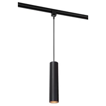 Pendul pentru sistem cu sina monofazata Lucide TRACK FLORIS metal, negru, GU10 - 09955/01/30