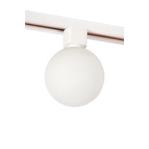 Spot pentru sina monofazata Lucide TRACK TYCHO metal,sticla,alb,opal,G9,IP44 - 09959/31/61