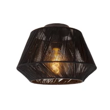 Plafoniera Lucide JESSICA metal,bumbac,negru,E27 - 10121/30/30