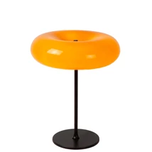Veioza Lucide SENTINO metal,sticla,negru,portocaliu,G9 - 10525/01/53