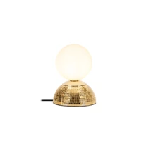 Veioza Lucide GLITZER metal, sticla, auriu, opal, G9, 5W - 10527/01/10