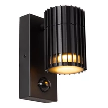 Aplica de perete exterioara cu senzor crepuscular si senzor de miscare Lucide TIMBALA metal, negru, GU10, 7W, IP44 - 11839/01/30