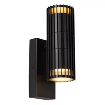 Aplica de perete Lucide TIMBALA metal plastic negru GU10 IP44 - 11840/02/30