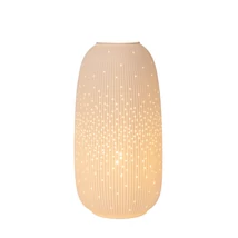 Veioza Lucide FLORES porcelan, alb, E14 - 13541/18/31