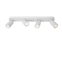 Spot Lucide PUNCH metal, alb, GU10 - 13958/04/31