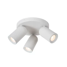 Spot Lucide PUNCH metal, alb, GU10 - 13958/13/31