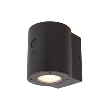 Aplica de perete exterioara cu senzor crepuscular si miscare Lucide PERTH metal, negru, LED, 1W, 100lm, 2700K-3000K, IP65 - 15817/01/30