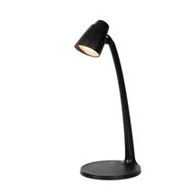 Veioza Lucide LUDO plastic, negru, LED, 3000K, 4,5W, 350lm - 18660/05/30