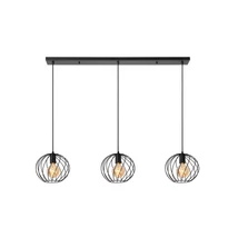 Pendul Lucide DANZA metal, negru, E27 - 21428/03/30